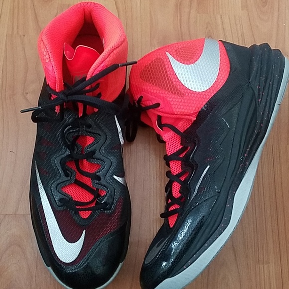 Nike Other - Nike Prime Hype dry fit neon basketball shoes